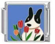 Woof with flowers