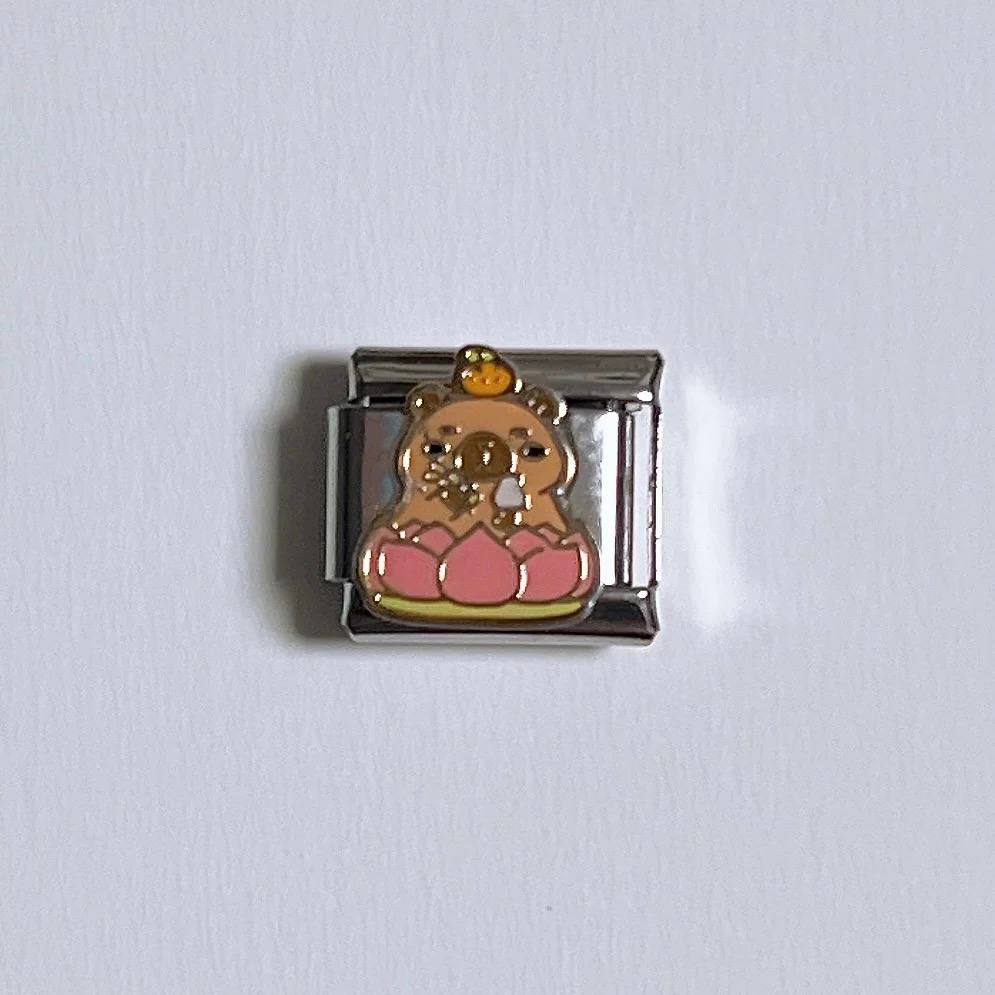 Capybara on lotus