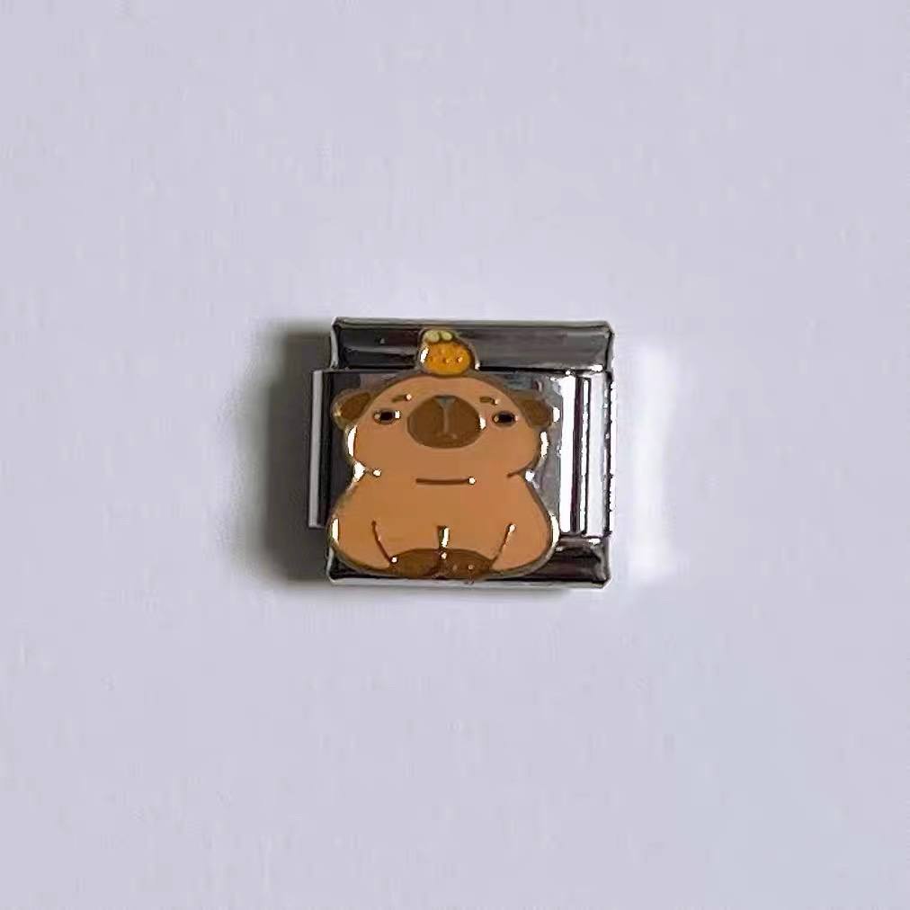 Capybara with Orange