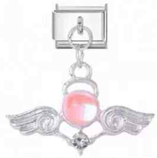 Blushy Wing Charm