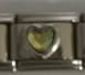 Silver Yellow Heart