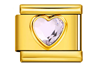 Gold Misty Rose Heart