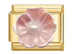 Pink Flower - Gold