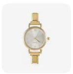 White Gold Round Watch