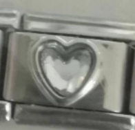 Silver Heart Gem