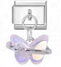 Amethyst Fluttery Charm