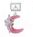 Pinky Moon Charm