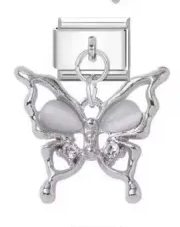 Silver Butterfly Charm