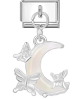 Butterfly Half Moon Pendant