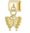 Golden Silk Moth Pendant