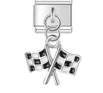 Racing Flag Charm