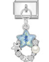 Blue Star with Pearl