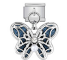 Web on Ribbon Charm