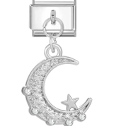 Little Star and Moon Charm
