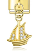 Gold Yacht Charm