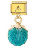 Aqua Clam Charm