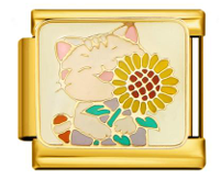 Sunflower Cat - Gold