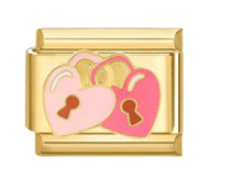 heart lockets - Gold
