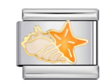 Shell & Starfish Charm