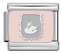 Pink Swan Charm