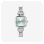 Light Green Silver Watch