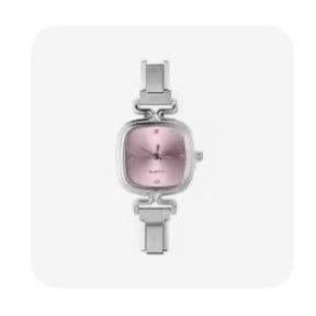 Pink Silver Watch